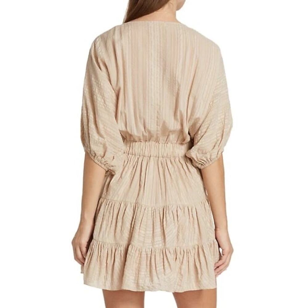 Ramy Brook Tan Beige Zander Mini Dress Size Medium - Picture 2 of 7